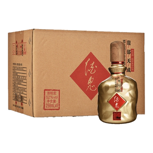 【酒厂授权】52度酒鬼馥郁天成258ml*6品鉴小酒小瓶馥郁香型