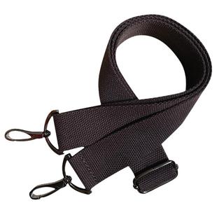 女背包带斜挎帆布固定扣宽包包肩带配件尼龙双肩包带子米白百搭长