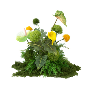 高级感桌面造景花艺摆件餐桌仿真花假花摆设商店绿植陈列装饰摆件