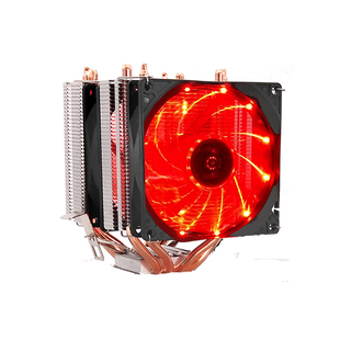 冷极州 4热管cpu散热器超静音1155AMD2011针cpu风扇台式机X79X58