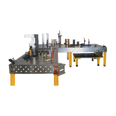 铸铁三维柔性焊接平台工装夹具多孔机器人定位渗氮二维焊接平板