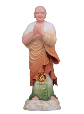 阿难迦叶菩萨神像供奉摆件