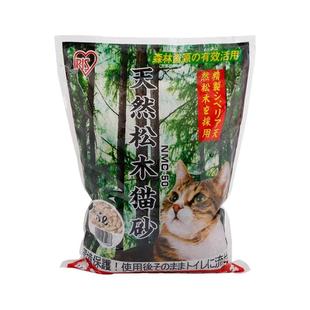 日本IRIS爱丽思绿茶松木猫砂清香结团低粉尘猫沙可冲爱丽丝猫砂