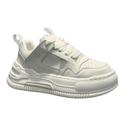 厚底增高面包鞋低帮小白鞋休闲鞋