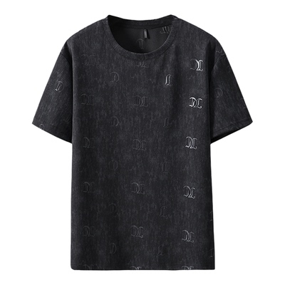 大码短袖t恤男夏天tshirt半袖胖