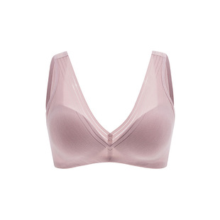 【棉棉杯】曼妮芬棉质生活胸罩纯棉杯内衣女无痕无钢圈舒适棉文胸