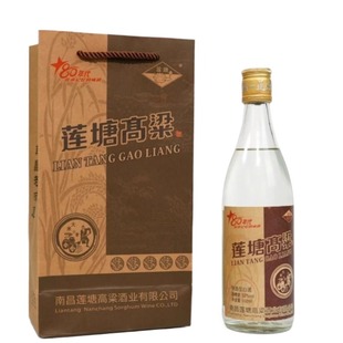 莲塘高粱80年代复古版特纯粮食白酒52度500ml酒业瓶装金奖送礼