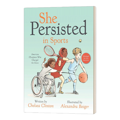 英文原版绘本 She Persisted in Sports 她坚持体育 改变比赛的美国奥运选手 绘本 纸板书 英文版 进口英语原版书籍儿童外文书