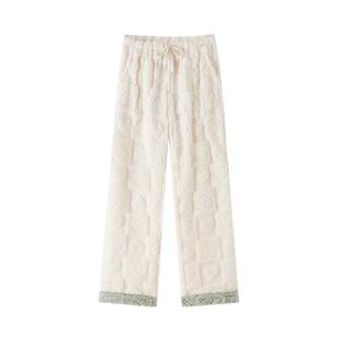 珊瑚绒毛毛睡裤女家居裤冬季居家裤秋冬长裤加绒加厚女款冬款春秋