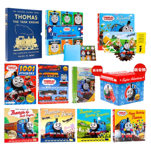 托马斯和他的朋友们绘本英文版 Thomas 系列英语书籍故事书手掌书 Reading Ladder 分级阅读 Go Thomas Go 托马斯小火车造型书
