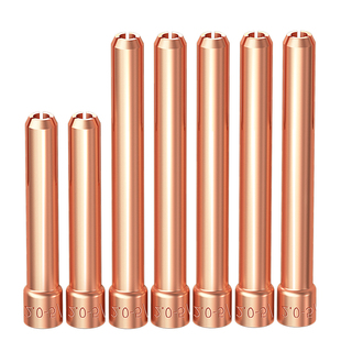 氩弧焊枪钨针夹QQ150A钨极夹WP17/18/26紫铜夹子夹头氩弧焊机配件