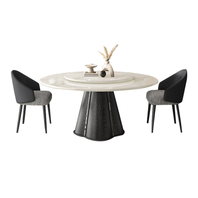 白冰玉天然奢石餐桌皇家白玉