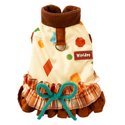 狗狗衣服2025新款秋冬装比熊泰迪雪纳瑞裙子中小型犬宠物小狗衣服