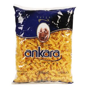 进口安卡拉意大利面500g*3包速食儿童通心粉低脂螺旋形意面旗舰店