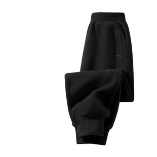 安踏运动裤女款加绒裤子2025冬季新款显瘦束脚裤百搭休闲卫裤女士
