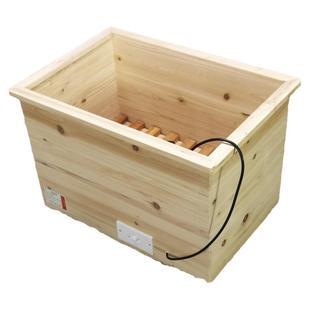 全实木取暖器单人电火箱烤脚炉烤火桶电火桶家用烤火箱深桶暖脚器