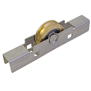 蒙莱奇10mm无框玻璃门窗不锈钢白色凸轮阳台推拉窗滑轮8mm玻璃轮