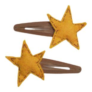 buma绝美手缝手工发夹女孩发夹-伯利恒之星 原创设计发夹儿童发饰