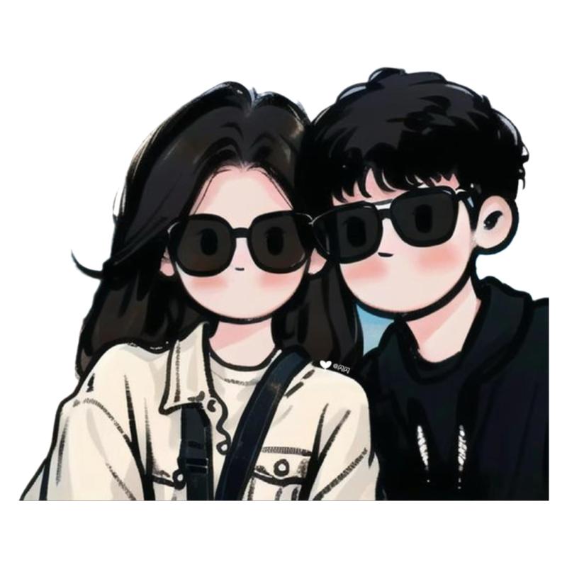 手绘头像定制newmasus代画情侣照片转动漫画装饰画卡通形象设计