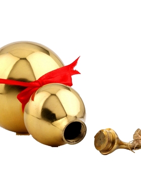 室内装饰玄关装饰品铜葫芦摆件