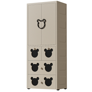 60cm宝宝衣柜加厚婴儿收纳柜玩具零食整理箱衣服储物儿童小衣橱