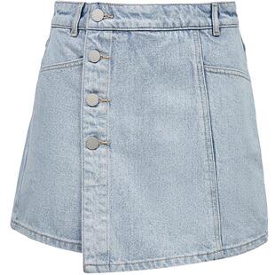 Vero Moda奥莱牛仔短裤女夏季新商场同款高腰不规则百搭气质裙裤