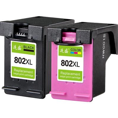 适用惠普HP802墨盒deskjet HP1050 HP1000 1010 1510 1101 1011 1102 2050打印机可加墨大容量XL黑色彩色