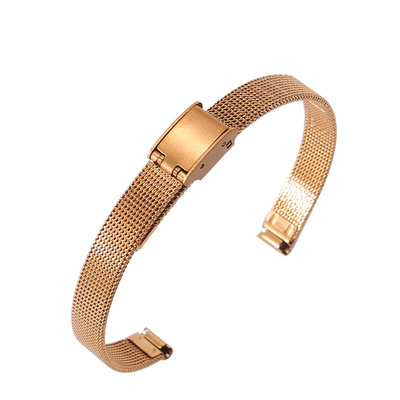 精钢手表带女款适配小绿表罗拉