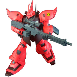 【自营】万代高达拼装模型HGUC 045 1/144 格鲁古古狙击红勇士J型