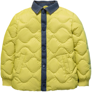 雅鹿儿童轻薄羽绒服男童女童宝宝2025新款冬季中大童短款秋冬外套