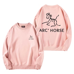 2026马年新款红色马到成功马踏飞燕过年新年男女秋冬圆领宽松卫衣