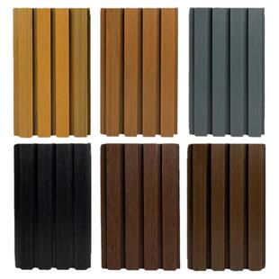 塑木长城板户外凹凸型共挤墙板防腐防水庭院围栏格栅外墙装饰吊顶