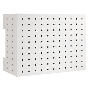 三梦燃气管道热水器置物架遮挡罩装饰洞洞板厨房遮丑天然气壁挂炉