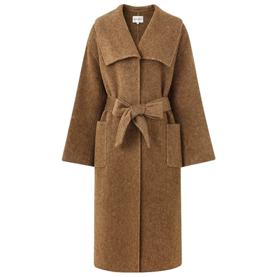 【Faouzia凡希亚同款】DIANA VEVINA 冬新款羊毛双面毛呢大衣外套