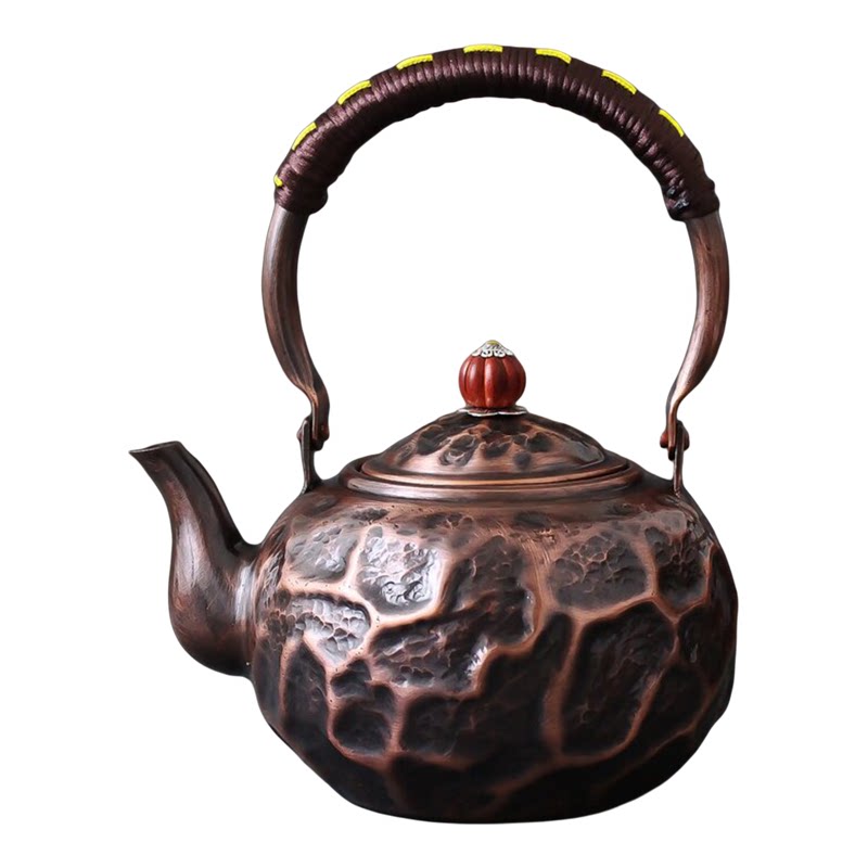 手工纯铜加厚中式复古茶壶