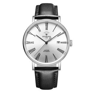 上海钻石手表男机械表自动精日历正品3300男式3310简约老年人手表