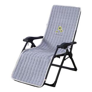 折叠椅一体套罩简约午休躺椅垫软包逍遥椅垫软椅实铁质摇摇椅坐垫