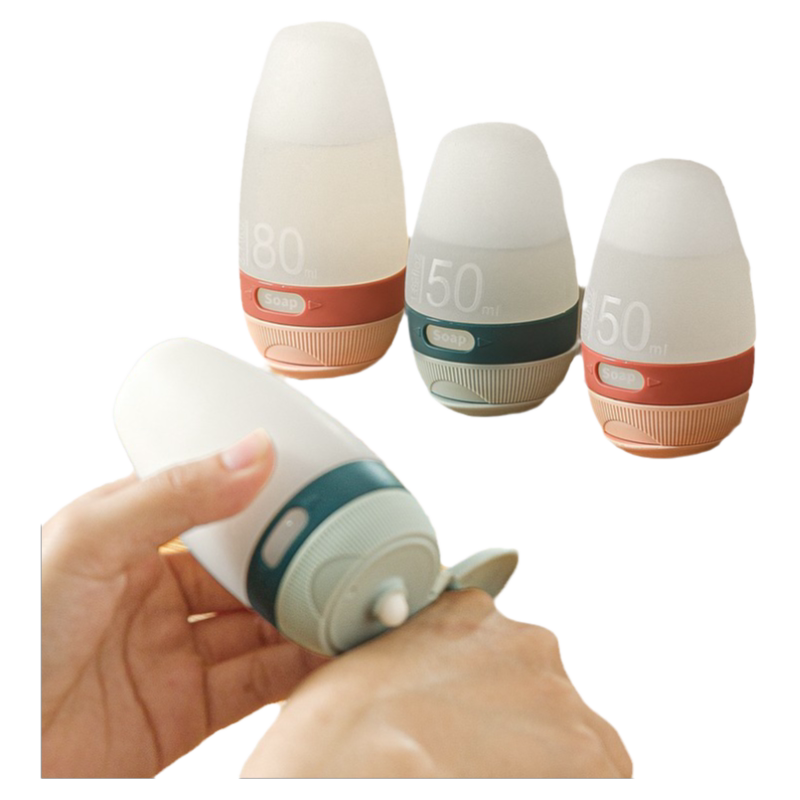 硅胶便携挤压式乳液分装瓶
