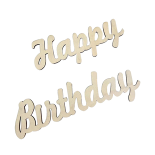 生日木质木牌数字装饰宝宝周岁儿童百天拍照道具场景布置摆件