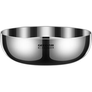 吉度和面盆加深加大304不锈钢揉面盆家用带盖洗菜发面活面盆汤盆