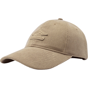 umbro茵宝官方灯芯绒棒球帽运动鸭舌帽新款百搭可调节男女款帽子