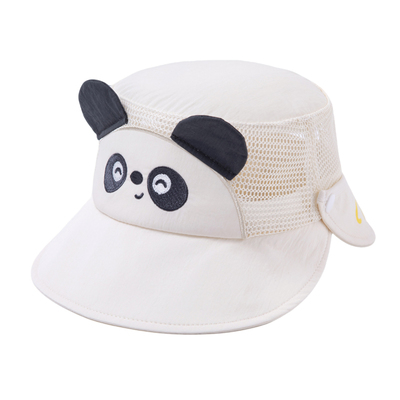 儿童帽子春夏男宝宝披肩渔夫帽网