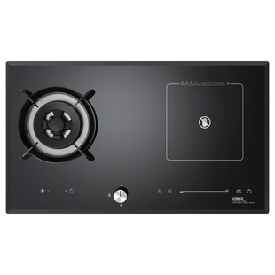 德国莱梅德气电两用燃气灶左气右电磁炉一体猛火灶嵌入式灶台家用