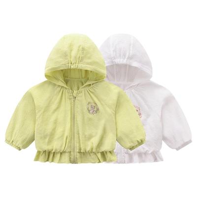拉比春季连帽休闲女童外套