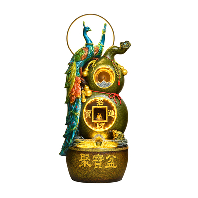 招财风水轮流水生财摆件