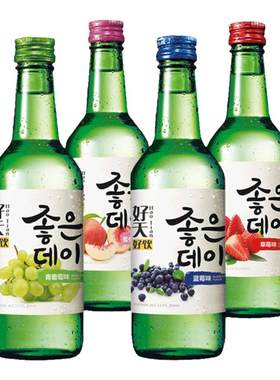 韩国进口好天好饮烧酒果味低度酒
