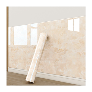 墙纸自粘防水防潮墙裙墙围护墙贴墙壁墙面装饰遮丑大理石瓷砖贴纸