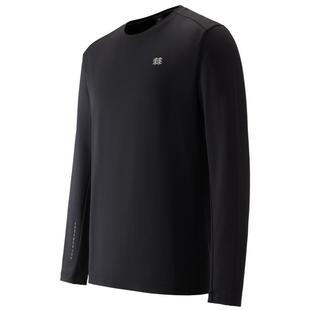 KOLON SPORT可隆长袖T恤男户外休闲防晒UPF50+微拉绒圆领上衣