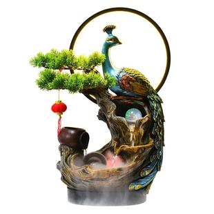 流水落地喷泉循环水风水轮摆件客厅茶桌电视柜办公室开业乔迁礼品