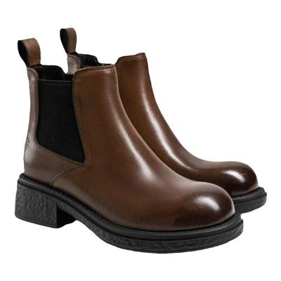 粗跟靴子女短靴烟筒靴切尔西靴